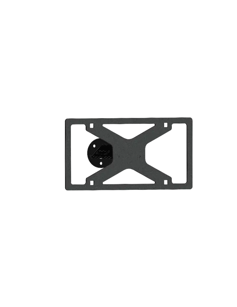 Road Armor 07-18 Jeep Wrangler JK Stealth Rear Tire Carrier License Plate Mount - Tex Blk