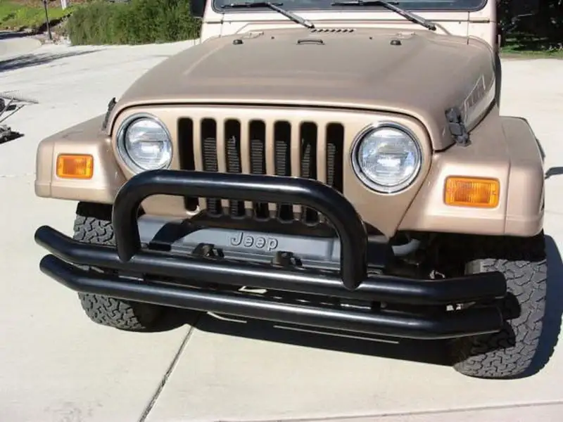 Rampage Jeep CJ5 Double Tube Bumper Front - Black