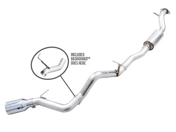AWE Tuning AWE 0FG Catback Exhaust for Ford Bronco with BashGuardâ„¢ - Single 5" Tip - 3015-22789