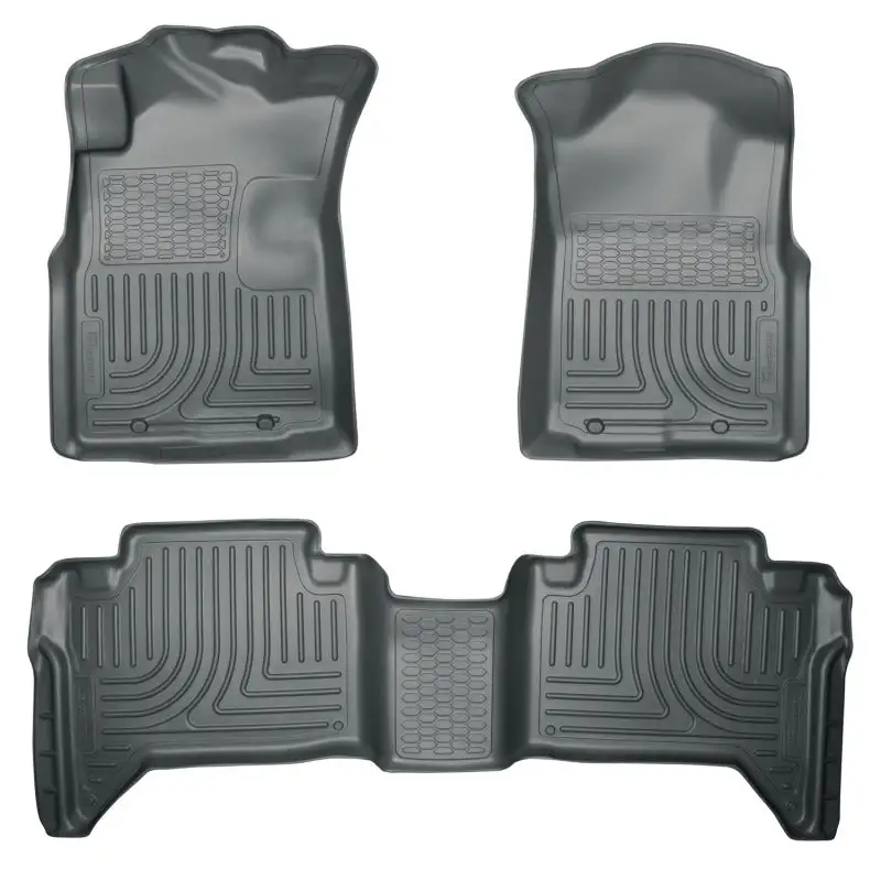 Husky Liners 05-15 Toyota Tacoma WeatherBeater Combo Grey Floor Liners