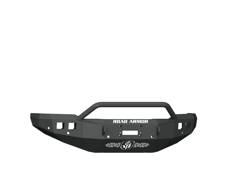 Road Armor 19-20 Ram 2500 Stealth Front Winch Bumper w/Pre-Runner Guard/6 Sensor Holes - Tex Blk