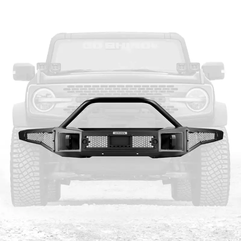 Go Rhino Ford Bronco (2 and 4 Door) Rockline Full Width Bumper w/ Overrider Bar