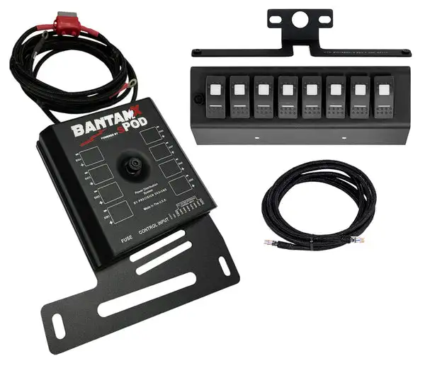 BantamX w/ Red LED Switch panel for JK 2007-2008 - sPOD - 870080