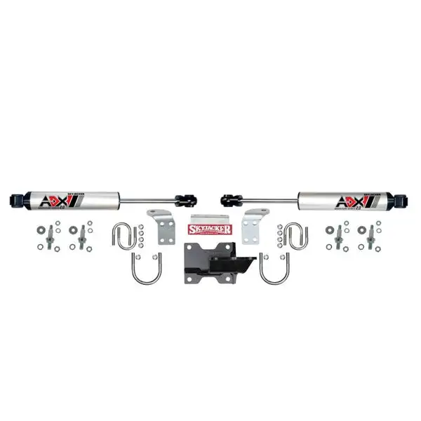 Skyjacker 07-18 jeep Wrangler JK ADX 2.0 Dual Stabilizer Kit w/ CNC Machined Polished Alum.
