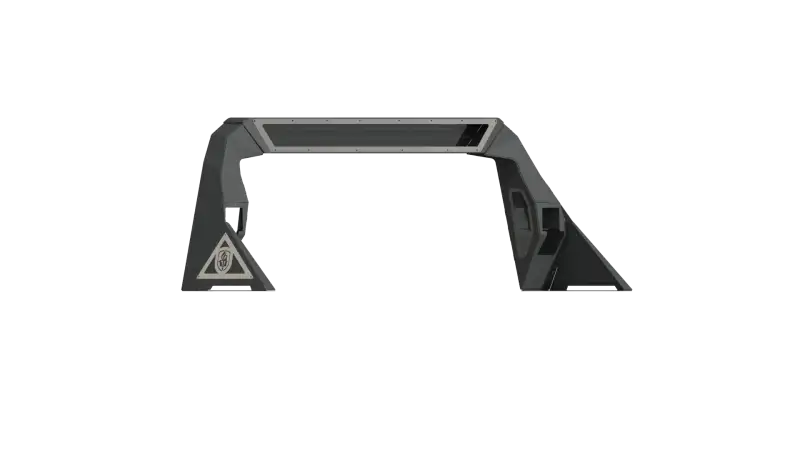 Road Armor 10-19 Dodge 1500 iDentity Headache Rack w/Bedrail Pods/40in Center Light Pod/Ring Raw