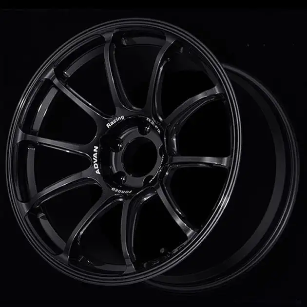 Advan RZ-F2 18x10.0 +35 5-114.3 Racing Titanium Black Wheel