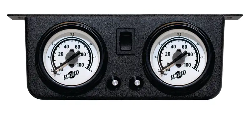 Air Lift Dual Gauge Panel Assembly for 25812