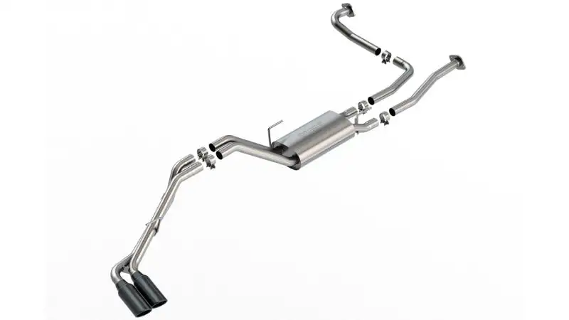 Borla 22-24 Nissan Frontier S-Type Cat Back System - Black Chrome