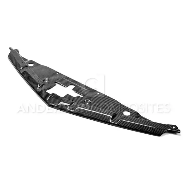 Anderson Composites Carbon fiber radiator cover for 2012-2015 Chevrolet Camaro ZL1, Z28, SS  (AC-CP1011CHCAM)