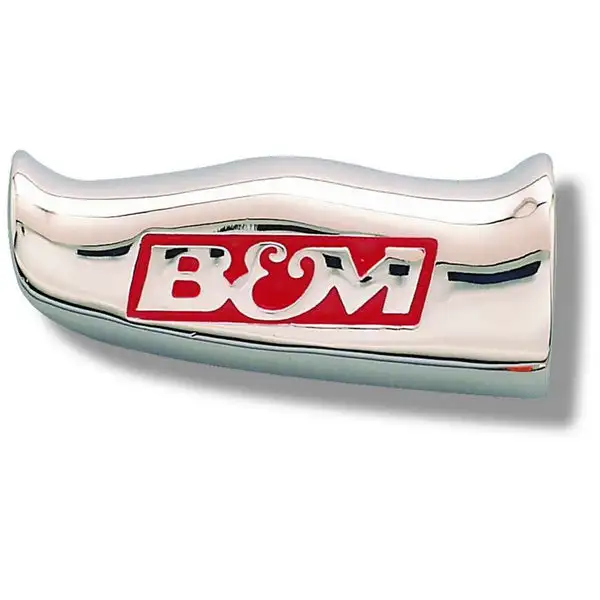 B&M Racing Universal Shifter T-Handle with B/M Logo; Chrome; SAE Threads (80643)