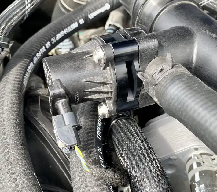BOV Blow Off Valve Adapter fits 2015+ Mustang Ecoboost, 2019+ Ford Ranger Ecoboost, 2020+ Explorer ST, Bronco 2.7L Turbo BOV