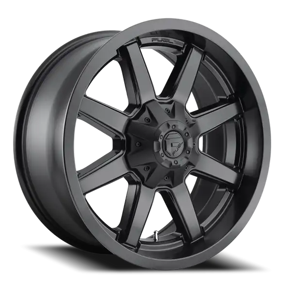 Aluminum Wheels 20X9 Maverick D436 6 On 135/6 On 139.7 Satin Black 106.1 Bore 1 Offset 8 Spoke Fuel Off Road Wheels - D43620909850