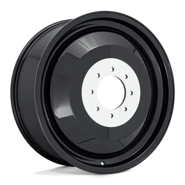 Dually Wheels 24X8.25 Dually Inner D500 8 On 165.1 Gloss Black 121.5 Bore 78 Offset Multi Spoke Inner Dually Fuel Off Road Wheels - D50124828D
