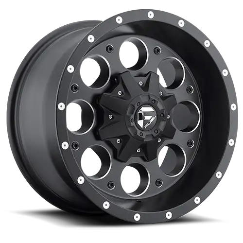 Aluminum Wheels 15X8 Revolver D525 6 On 139.7 Matte Black Milled 108 Bore -18 Offset Fuel Off Road Wheels - D52515808337