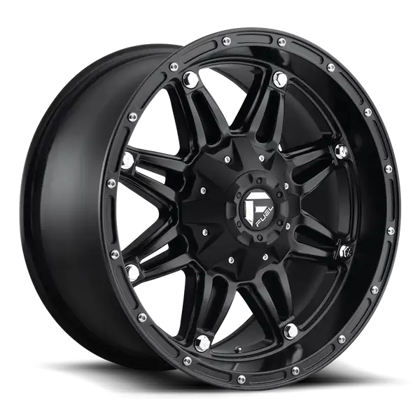 Aluminum Wheels 17X8.5 Hostage D531 5 On 110/5 On 127 Matte Black 72.6 Bore 38 Offset Fuel Off Road Wheels - D53117855162