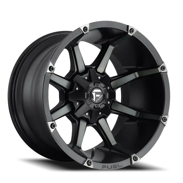 Aluminum Wheels 18X9 Coupler D556 5 On 114.3/5 On 127 Matte Black/Machined Dark Tint 78.1 Bore -12 Offset 8 Spoke Fuel Off Road Wheels - D55618902645