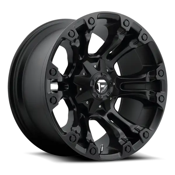 Aluminum Wheels 17X10 Vapor D560 6 On 135/6 On 139.7 Matte Black 106.4 Bore -18 Offset Fuel Off Road Wheels - D56017009847