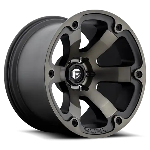 Aluminum Wheels 17X9 Beast D564 8 On 165.1 Matte Black/Machined Dark Tint 125.2 Bore 1 Offset 6 Spoke Fuel Off Road Wheels - D56417908250