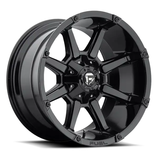 Aluminum Wheels 18X9 Coupler D575 6 On 135/6 On 139.7 Gloss Black 106.1 Bore 19 Offset 8 Spoke Fuel Off Road Wheels - D57518909856