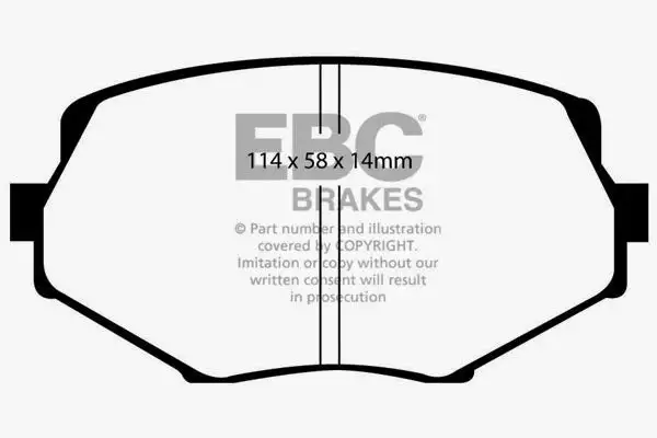 EBC Ultimax OEM Replacement Brake Pads (UD635)