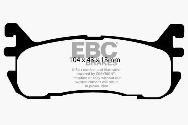 EBC Ultimax OEM Replacement Brake Pads (UD636)