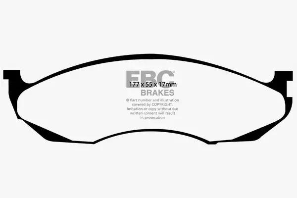 EBC Ultimax OEM Replacement Brake Pads (UD477)