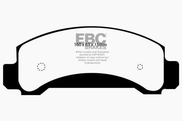 EBC Ultimax OEM Replacement Brake Pads (UD654)