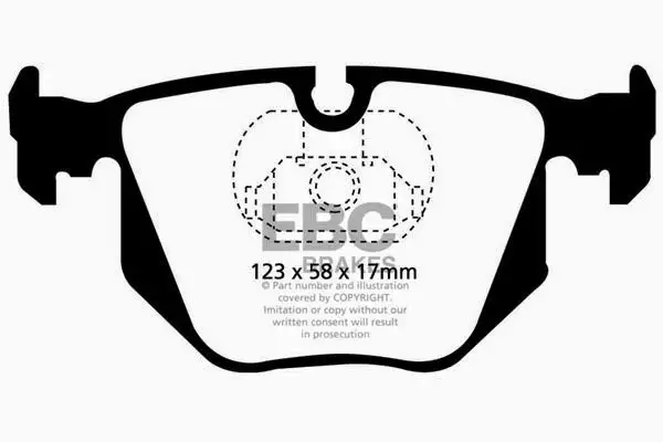 EBC Ultimax OEM Replacement Brake Pads (UD683)