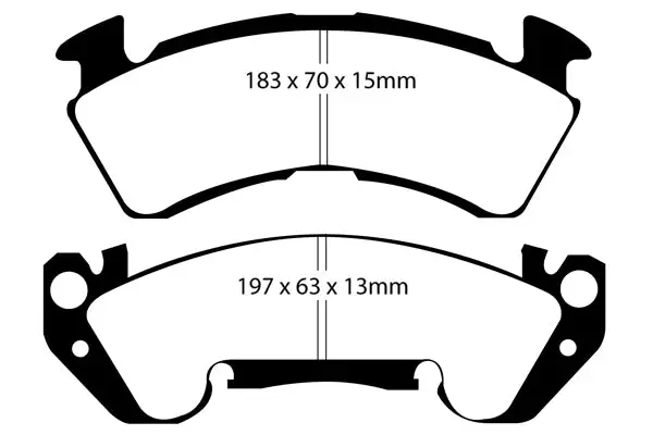 EBC Ultimax OEM Replacement Brake Pads (UD614)