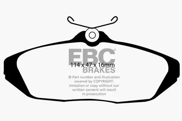 EBC Ultimax OEM Replacement Brake Pads (UD599)