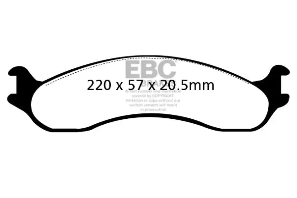 EBC Ultimax OEM Replacement Brake Pads (UD655)