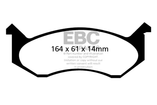 EBC Ultimax OEM Replacement Brake Pads (UD269)
