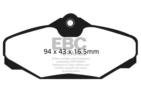 EBC Ultimax OEM Replacement Brake Pads (UD610)