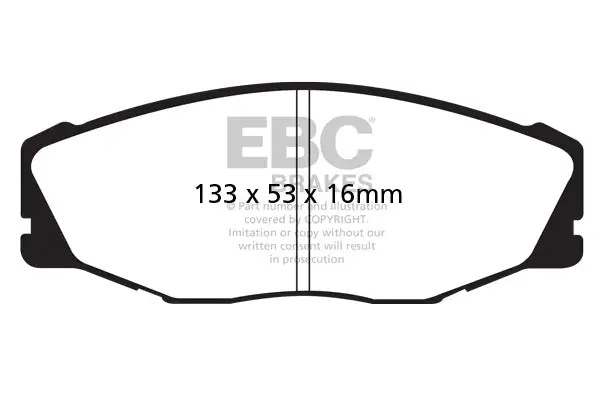 EBC Ultimax OEM Replacement Brake Pads (UD686)