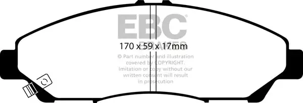 EBC Ultimax OEM Replacement Brake Pads (UD1280)