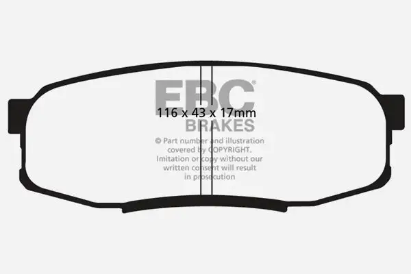 EBC Ultimax OEM Replacement Brake Pads (UD1304)