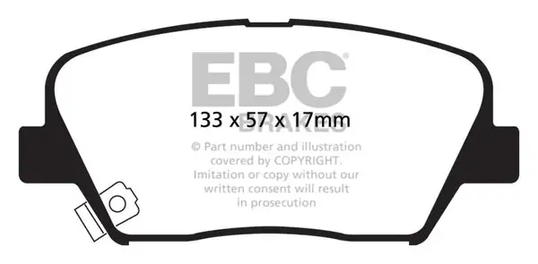 EBC Ultimax OEM Replacement Brake Pads (UD1432)