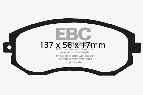 EBC Bluestuff NDX Full Race Brake Pads (DP51884NDX)
