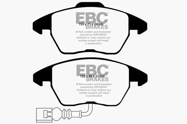 EBC Ultimax OEM Replacement Brake Pads (UD1319)