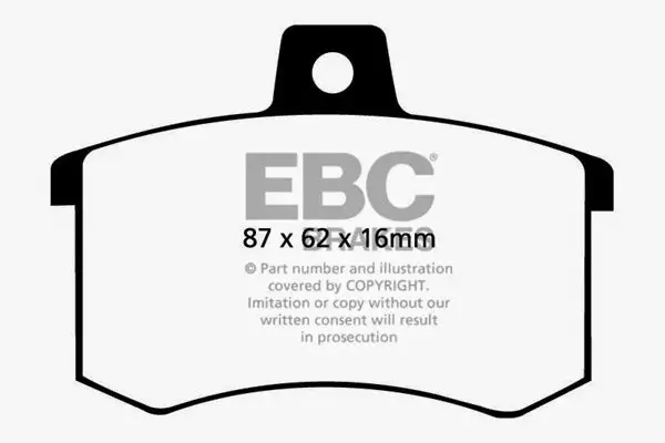 EBC Ultimax OEM Replacement Brake Pads (UD228)