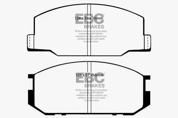 EBC Ultimax OEM Replacement Brake Pads (UD245)
