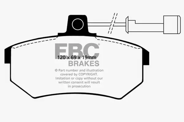 EBC Ultimax OEM Replacement Brake Pads (UD290)