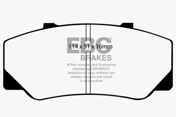 EBC Ultimax OEM Replacement Brake Pads (UD511)