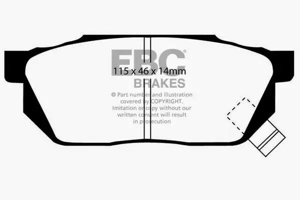 EBC Ultimax OEM Replacement Brake Pads (UD256)