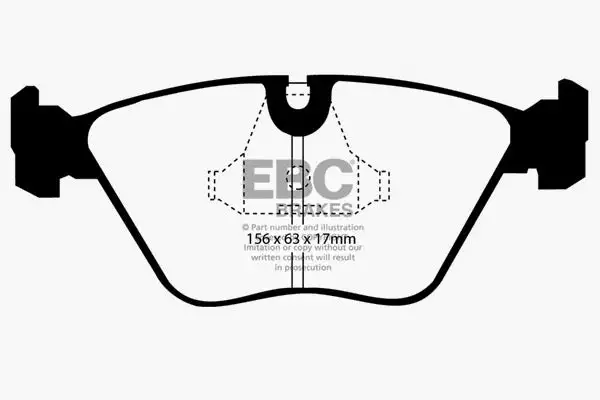EBC Ultimax OEM Replacement Brake Pads (UD3941)