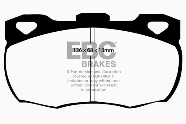 EBC Ultimax OEM Replacement Brake Pads (UD671)