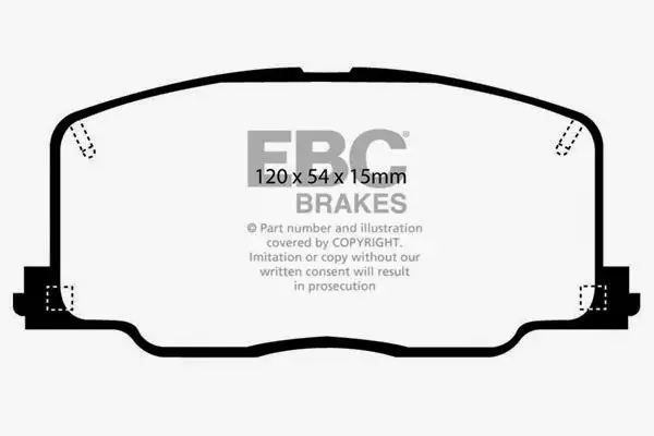 EBC Ultimax OEM Replacement Brake Pads (UD356)