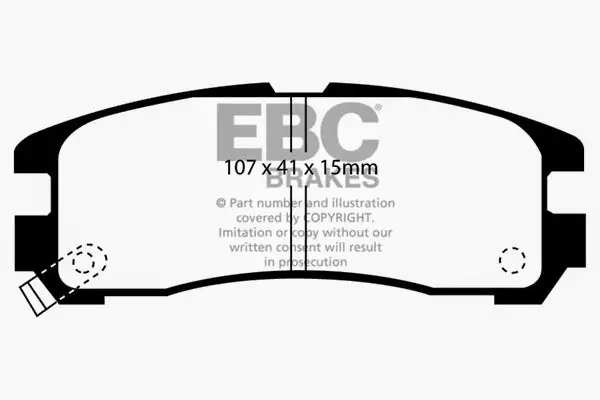 EBC Ultimax OEM Replacement Brake Pads (UD383)