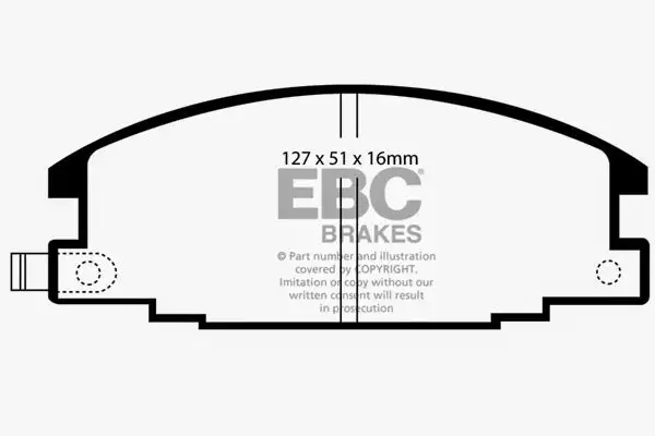 EBC Ultimax OEM Replacement Brake Pads (UD363)