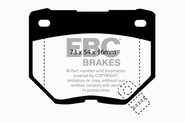 EBC Ultimax OEM Replacement Brake Pads (UD461)